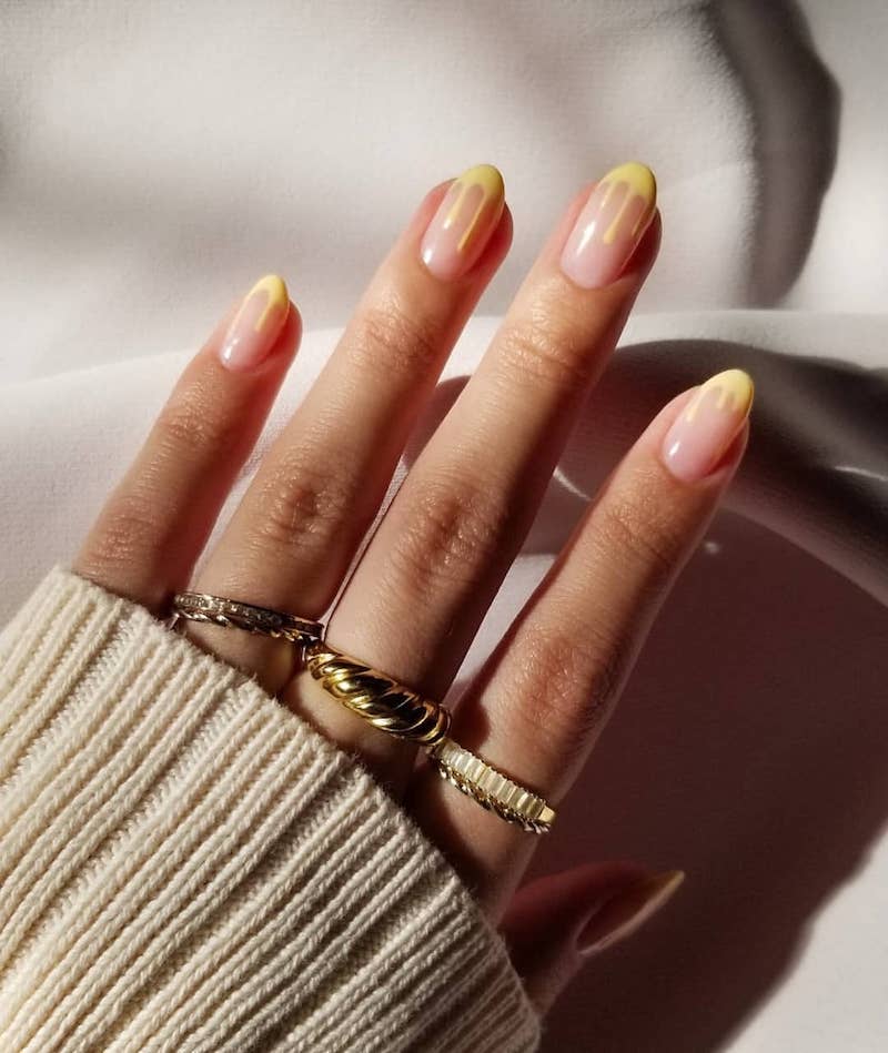 butter-yellow-nails-french