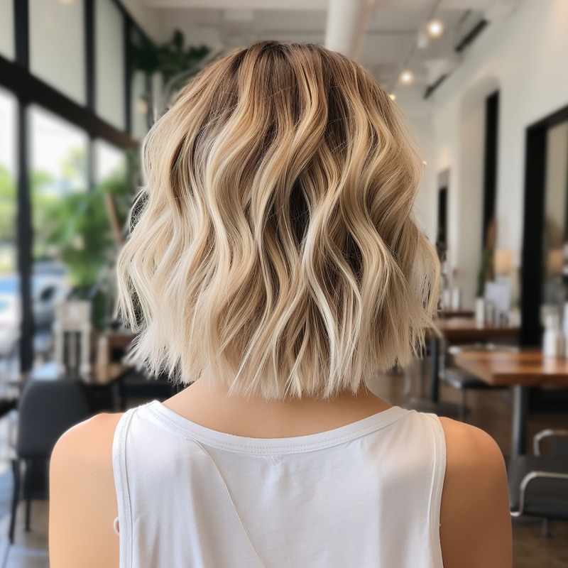 ombre-capelli-corti-caschetto-biondo