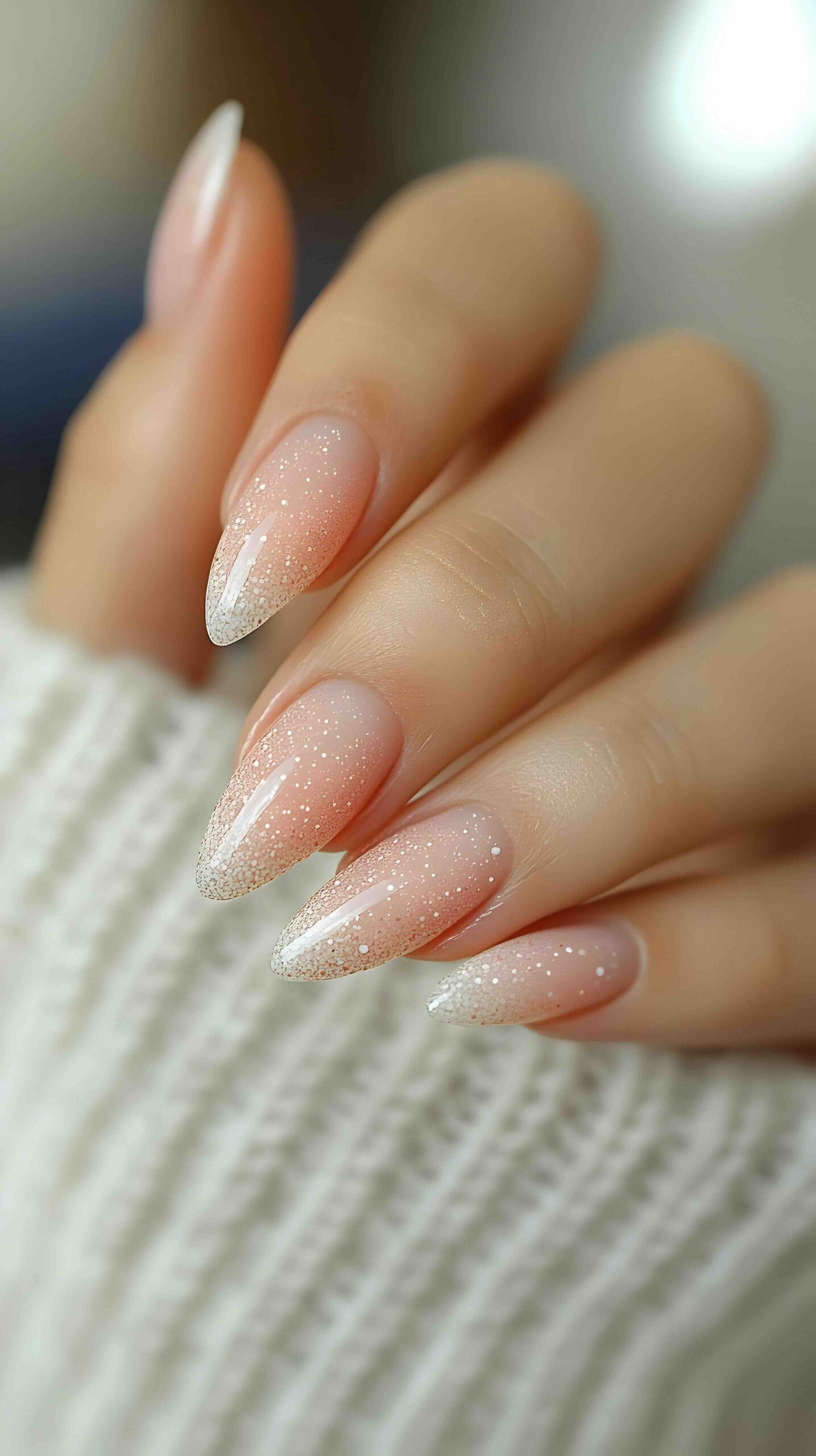 unghie-baby-boomer-natalizie-glitter