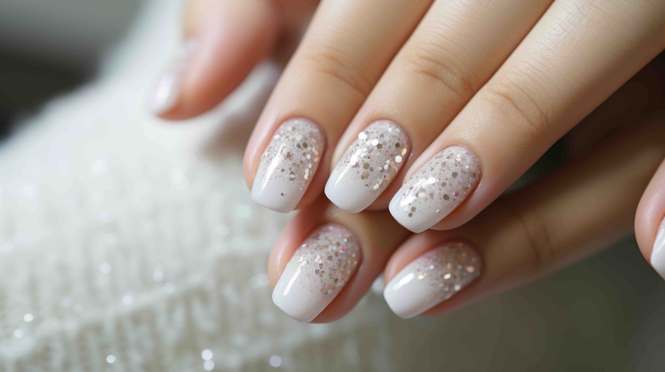 unghie-gel-natalizie-bianco-glitter-argento
