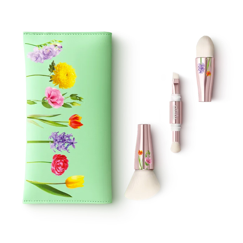 set-di-pennelli-da-trucco-kiko-days-in-bloom-flowery-brush-set