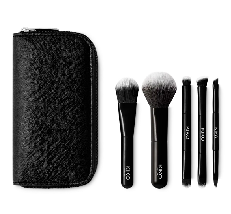 set-di-pennelli-da-trucco-kiko-travel-brush-set