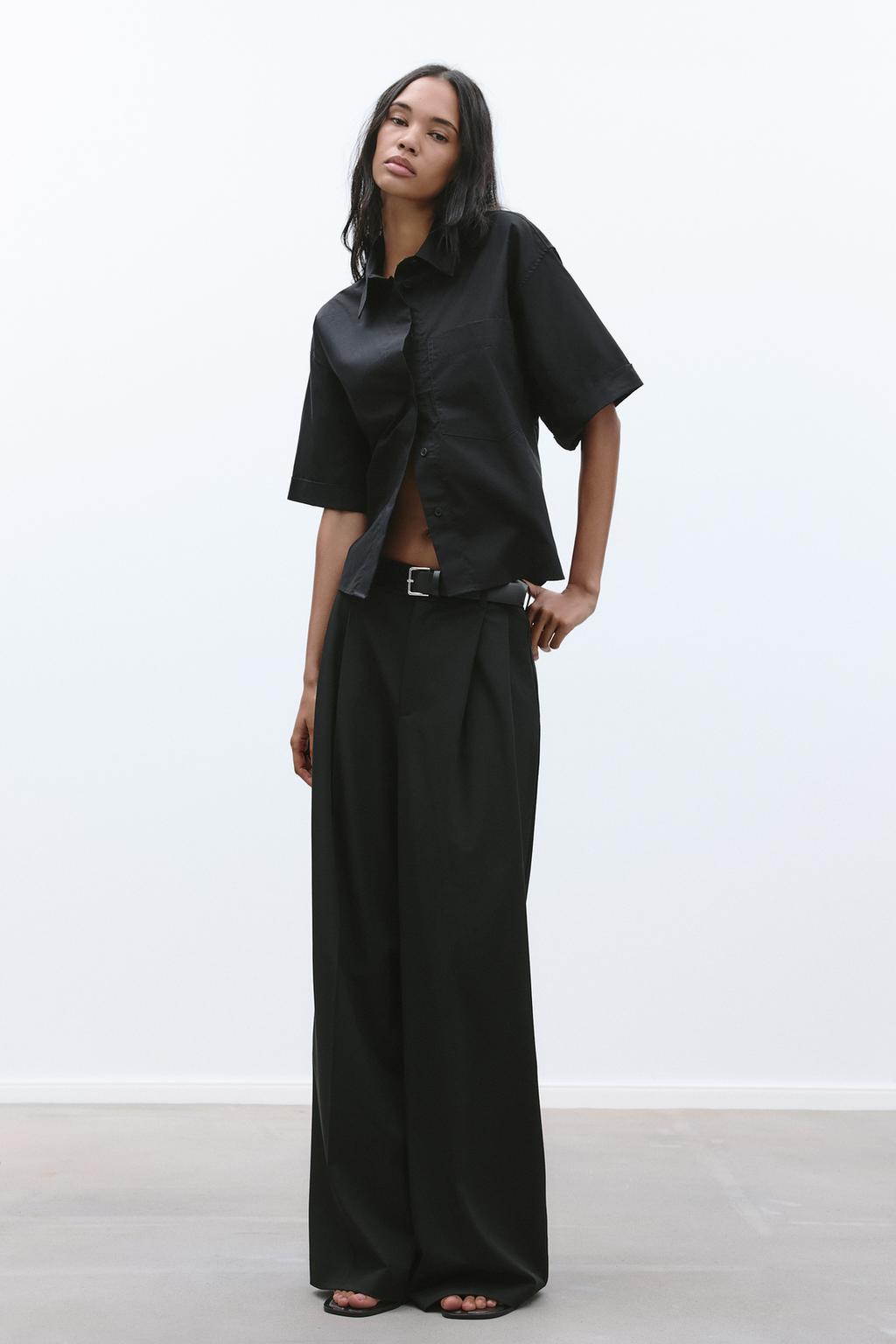 pantaloni-zara-primavera-2025-nero